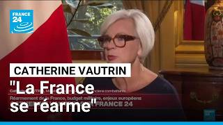 REPLAY - Catherine Vautrin sur France 24 : la ministre évoque le réarmement en France
