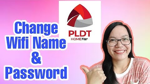 HOE WIJZIG JE DE WIFI-NAAM EN HET WACHTWOORD VAN PLDT FIBR THUIS | ELIZABETH VELOSO