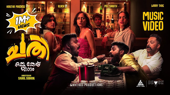 BLACK - CHATHY - Oru Thepp Gaanam | Official Video | WIKKYTHUG | Poli Sarath | Haritha | Arcado| WIS