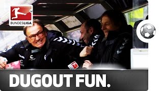Vignette de la vidéo "Troublemaking Coach - Light-Hearted Scuffle in St. Pauli Dugout"