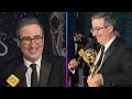 John Oliver REACTS to SIXTH Consecutive Emmy Award! (Exclusive)