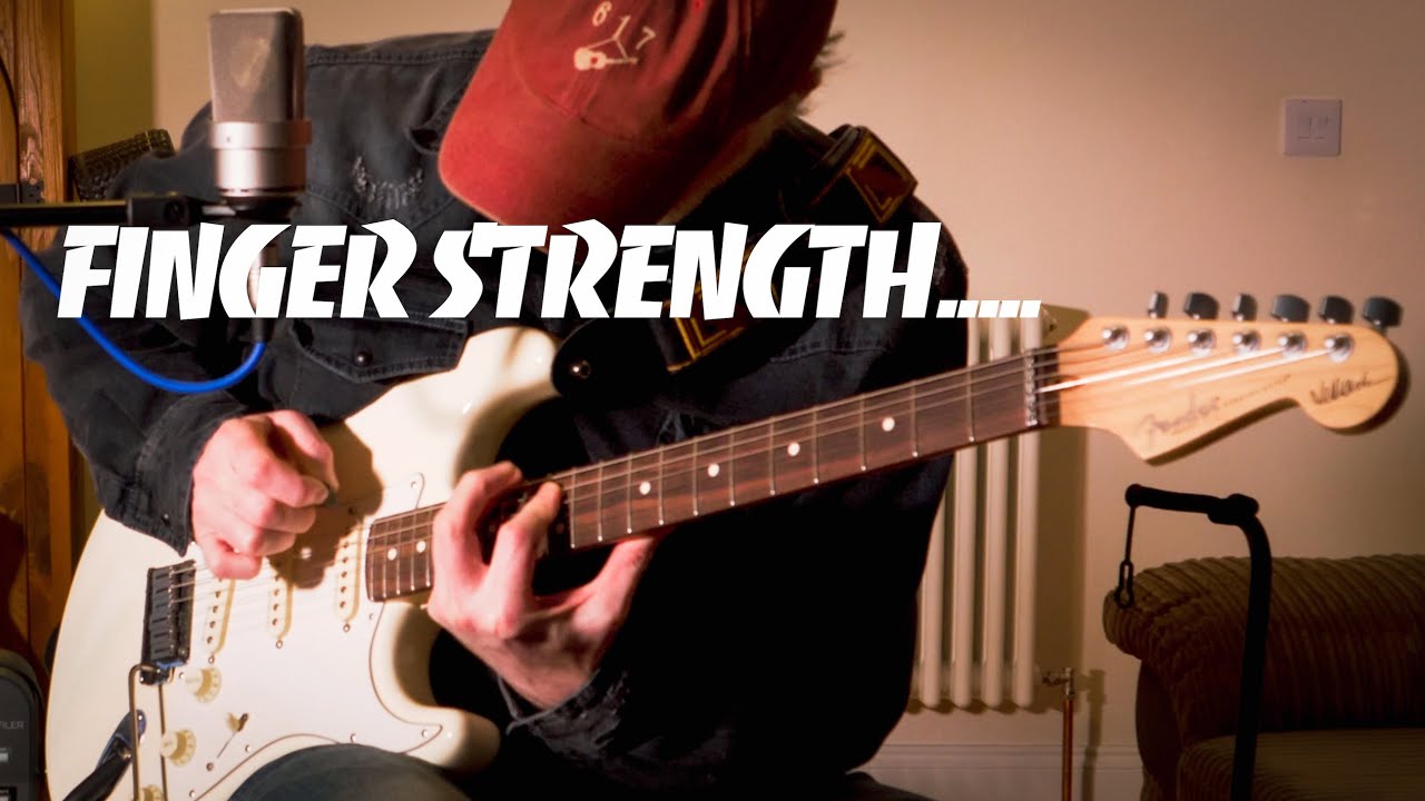 Finger Strengthening GUITAR EXERCISE. Not Easy Hammer On & Pull Off's