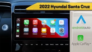 2022 Hyundai Santa Cruz Media Screen | Setting up Android Auto Apple Car Play and more