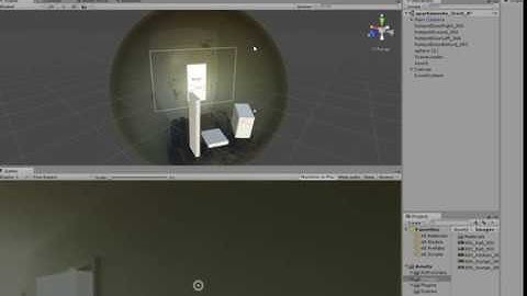 First interactive 360 Unity VR project