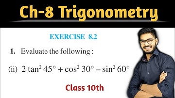 Class - 10 Ex - 8.2 Q1 part 2 Maths (Trigonometry) NCERT CBSE | By Rajeev Kumar