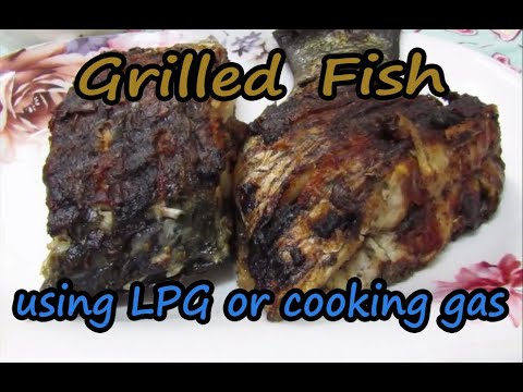 Inihaw na isda sa LPG / How to grill a fish using gas (LPG) / Grill a ...