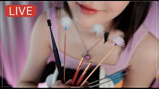 [LIVE] ASMR with fluffy ear pick - ไม้แคะหูขนฟู