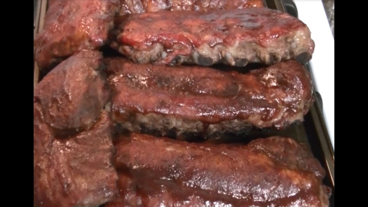 Smoked Baby Back Ribs Recipe on Vision Grill (BGE, Kamado, Ceramic