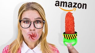 Trying 7 Banned Amazon Products! I Tested 7 Banned School Items in 24 Hours By Crafty Hype