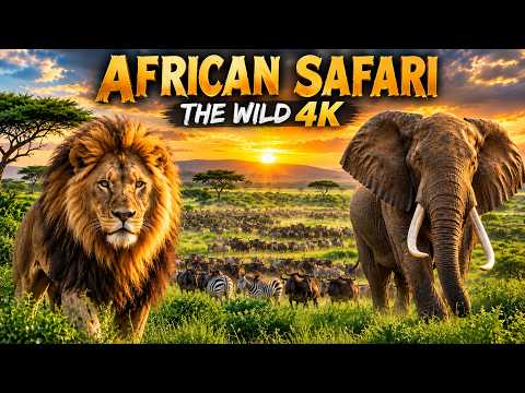 African Safari Wildlife in 4K | The Untamed Beauty of Savanna Animals