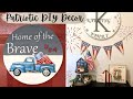 Dollar Tree DIY Patriotic Decor | Vinyl Cutting Machine