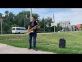 Louis Armstrong - Go Down Moses. Outdoor walking with #saxophone. #Саксофоніст #COVER 🎷