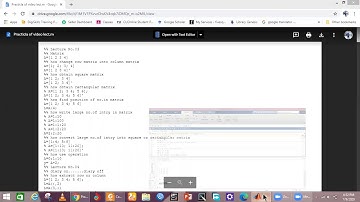 Computing tools for Mathematics| Use of MATLAB|Lecture #1| Introduction and Script files for algebra