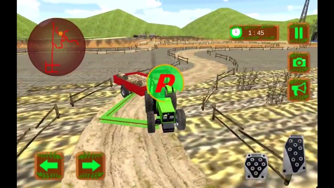 Farm Transport Tractor Driver - E02, Android GamePlay HD