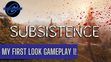 Subsistence. open world survival craft. gameplay 1. on steam pc