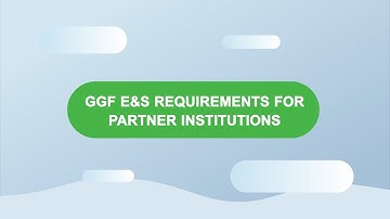 ESMS Primer Course - Video 7 - GGF