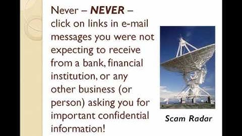 Email Spam Protection  Tip #5: Dont Get Hooked By A Phishing Scam