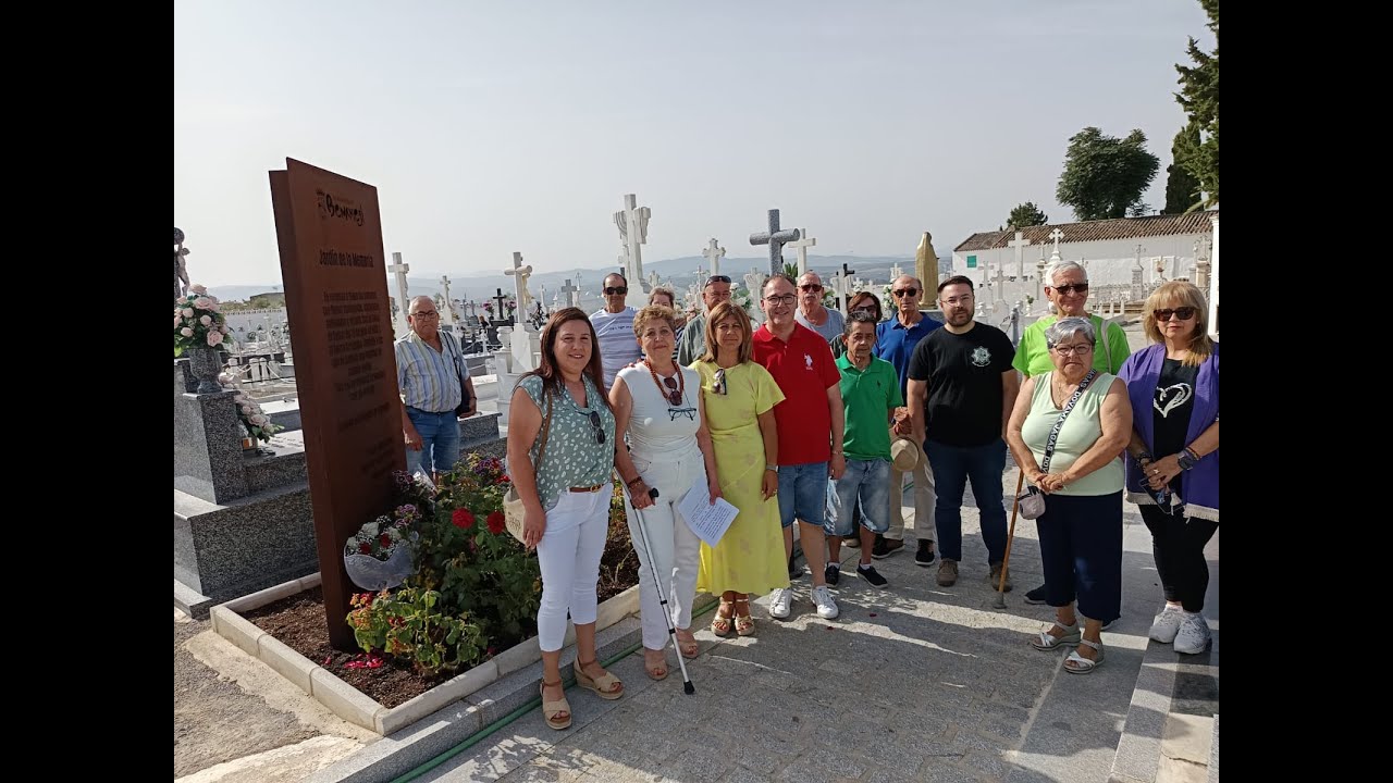 14-J. 2025. Homenaje y reconocimiento víctimas del franquismo en Benamejí.