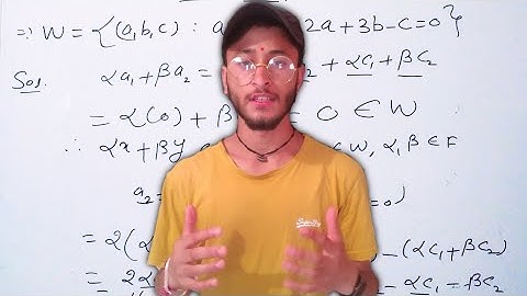 vector subspace questions for bsc third year | part -4 | linear algebra || #viralvideo#bsc#algebra