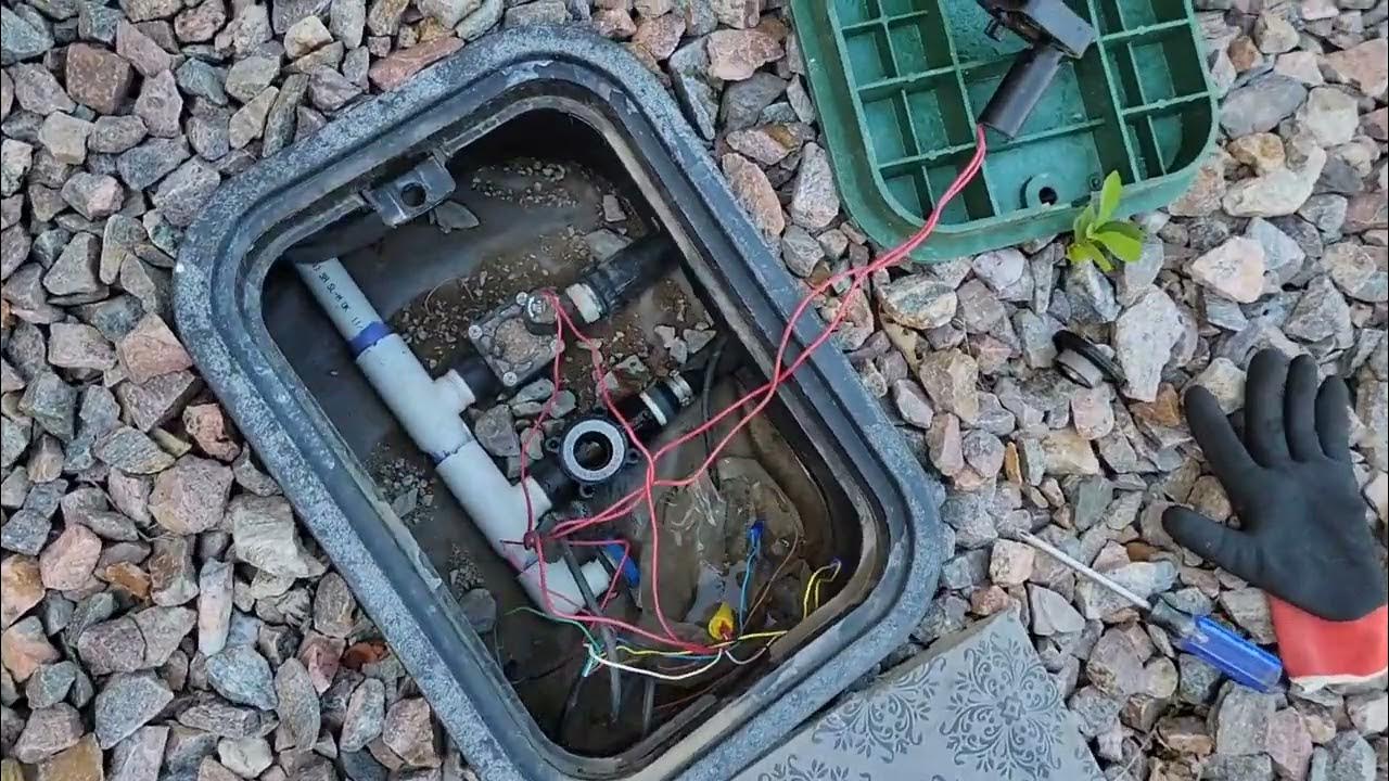 Leaking sprinkler head repair part 2 Hunter PGV diaphragm replacement