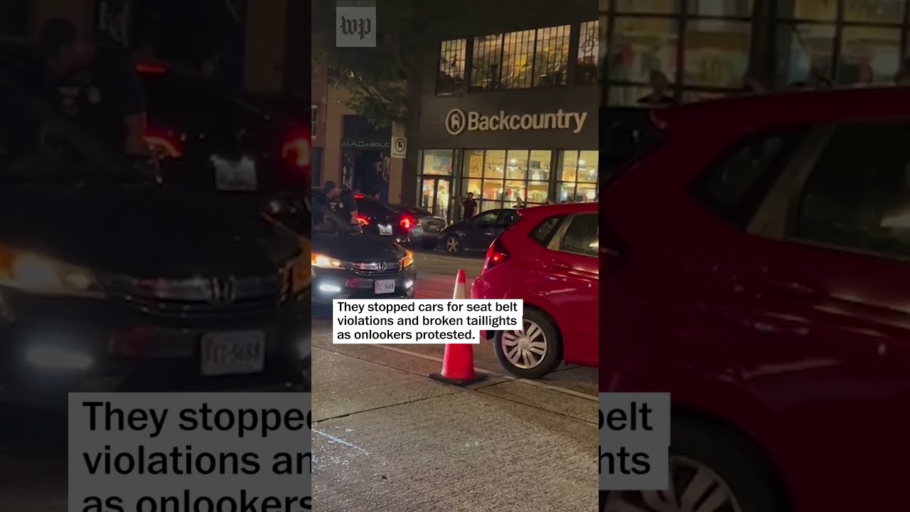 Protests Break Out At D C Checkpoint With ICE Agents