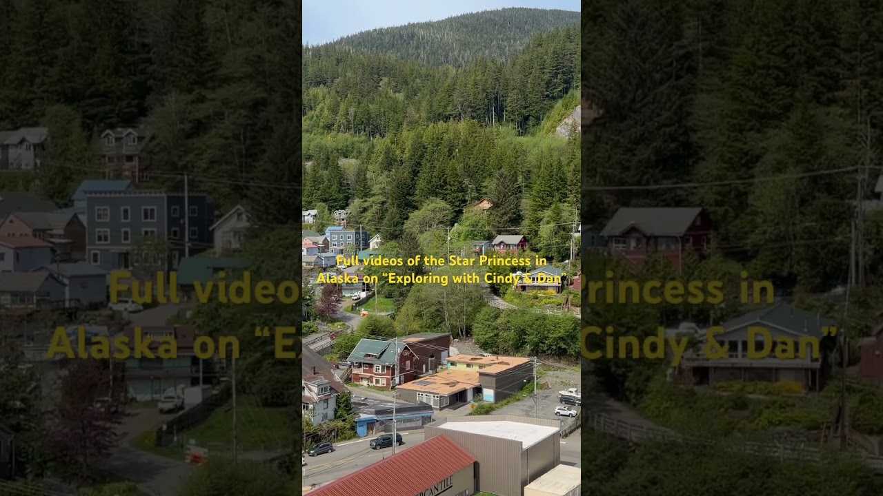 Look at this amazing city Ketchikan, Alaska aboard the brand new Star Princess #star #ketchikan