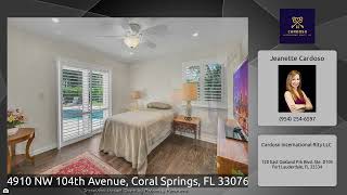 4910 NW 104th Avenue, Coral Springs, FL 33076