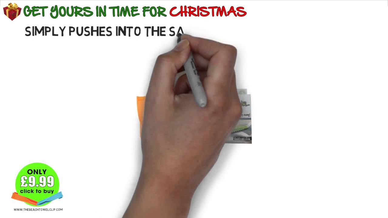The Beach Towel Clip, Get Yours In Time For Christmas