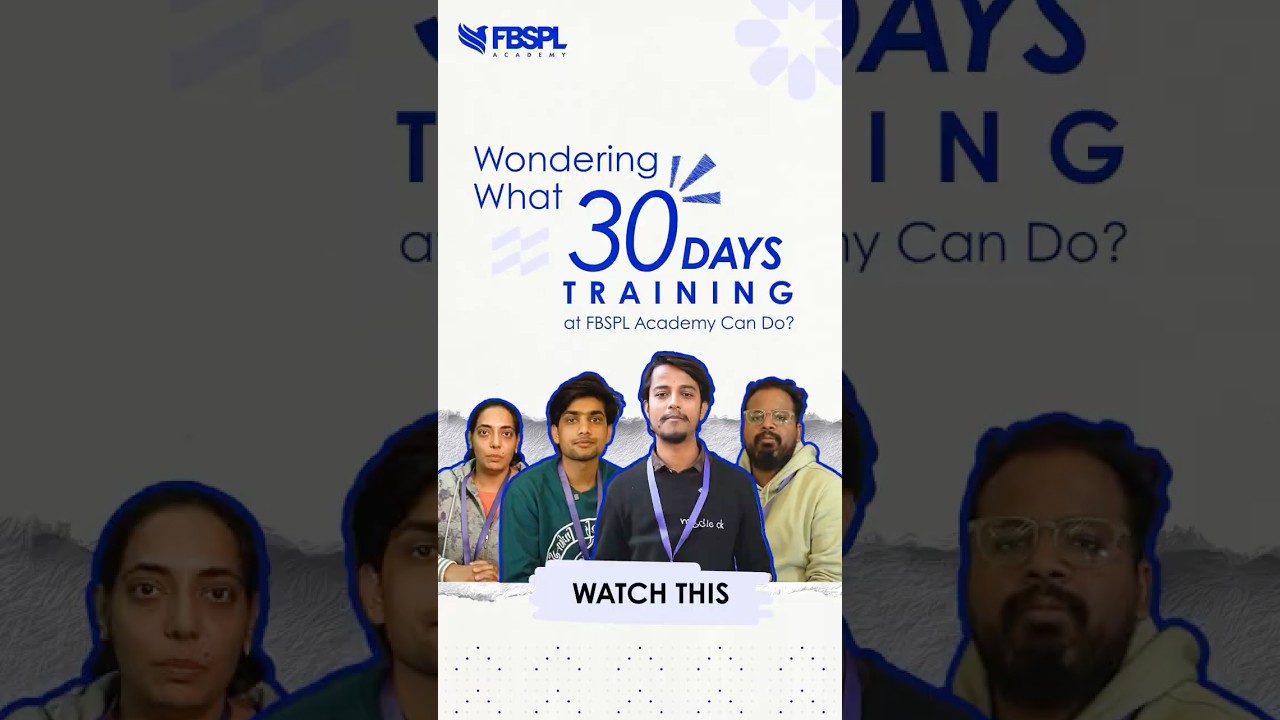 What Happened After 30 Days at FBSPL Academy Will Surprise You.