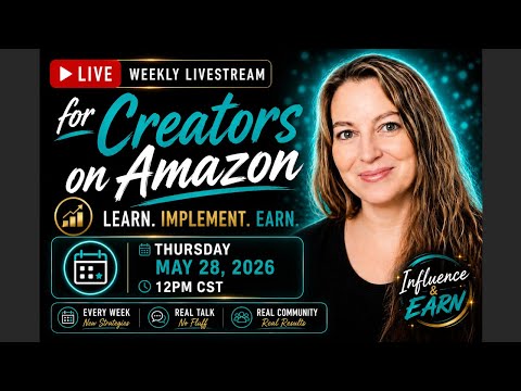 Amazon Influencer Tips, Strategies and More to Earn: Creator Insights with Kathleen Kobel