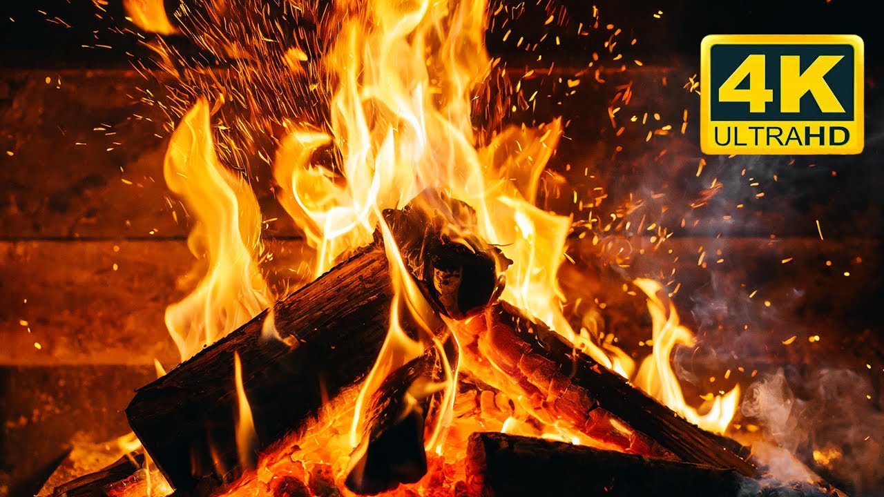 Fire Youtube 🔥 COZY FIREPLACE 4K (12 Hours No Music). Relaxing Fireplace with ...