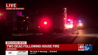Two dead, including 7-year-old, in Limestone Co. house fire; firefighter injured