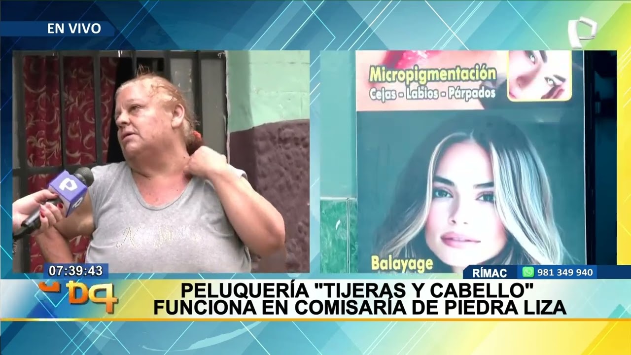 ¿Peluquería funcionaría dentro de la comisaría Piedra Liza en El Rímac? Esta es la razón
