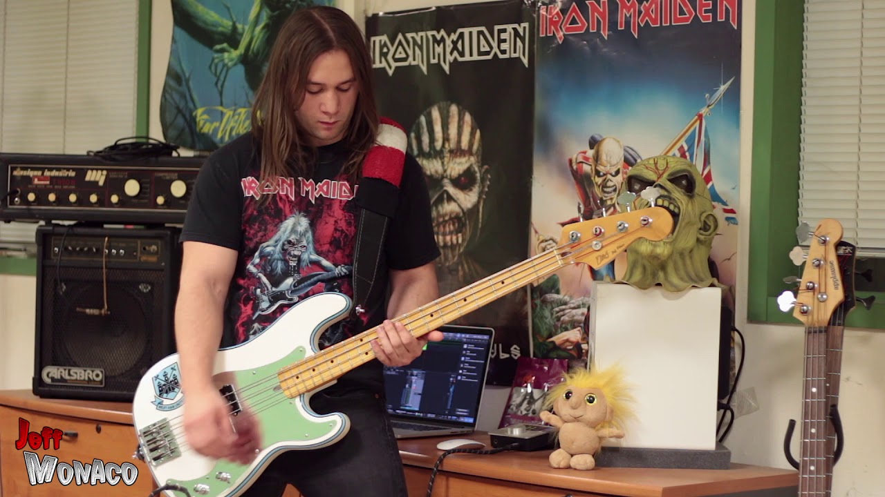 Iron Maiden Prowler Bass Cover YouTube