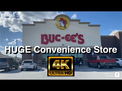 【4K】BUC-EE's Walk Through - HUGE Convenience Store