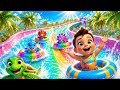 🚤 Row Row Row Your Boat | Cute 3D Nursery Rhyme with Animals | Fun Kids Song for Toddlers