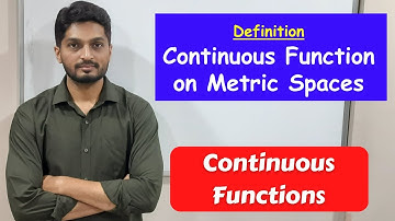 Definition of continuous function  | L1 | TYBSc Maths | Continuous Functions @ranjankhatu