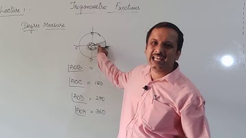 LECTURE - 01 | I PUC MATHEMATICS | TRIGONOMETRIC FUNCTIONS | BY SUMANT SIR