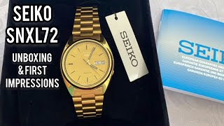 Seiko SNXL72 | Unboxing & First Impressions