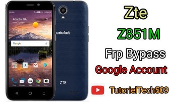 Zte Overture 3 Frp Bypass google account / Android 7 ( Z851M )