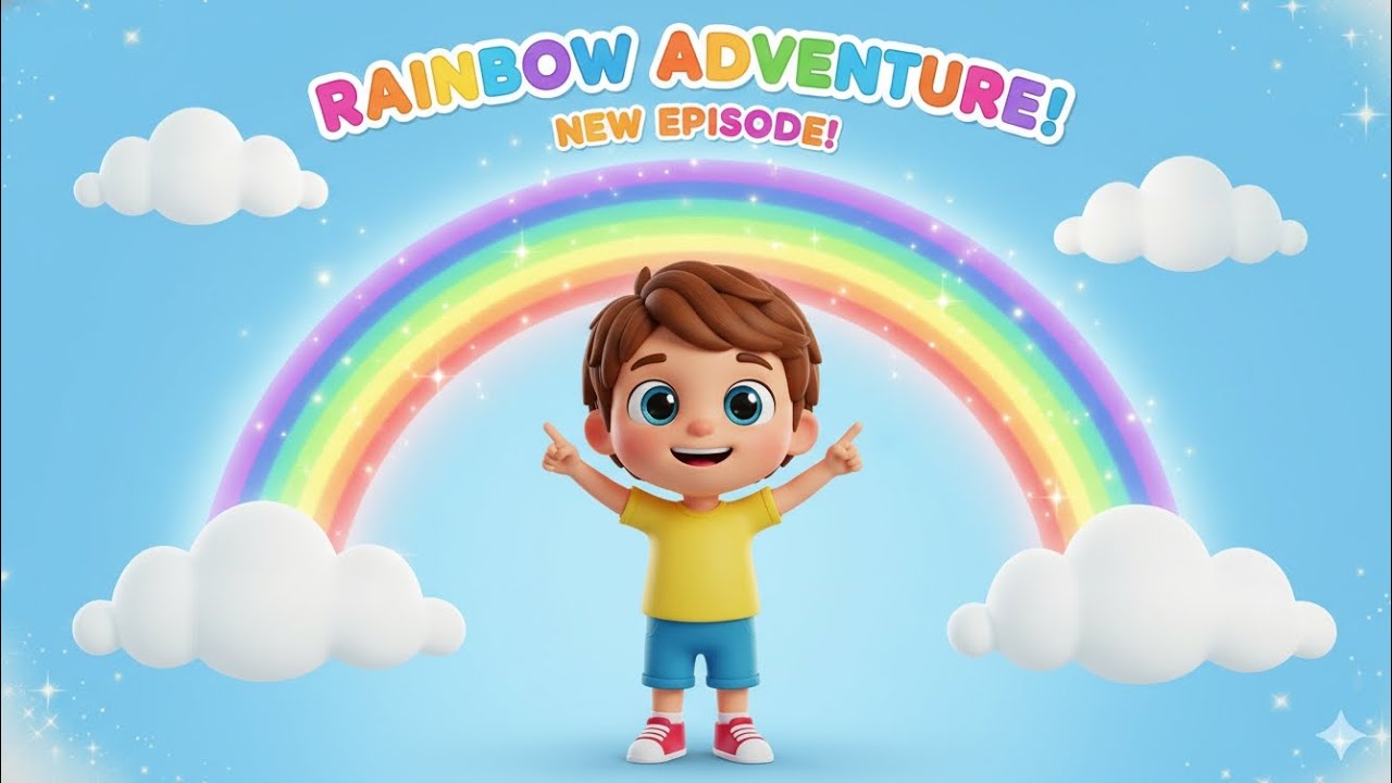 The Happy Little Rainbow 🌈 | Fun English Poem for Kids | Learn Colors & Kindness