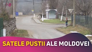 Satele părăsite ale Moldovei. Case abandonate și străzi pustii