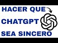 Cómo Hacer que ChatGPT sea Sincero — Rápido y Fácil