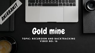 16.path with maximum gold  | gold mine| Data structure and algorithm | Bangla