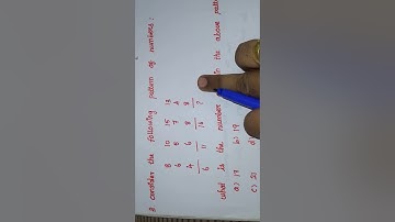 UPSC 2018 Qn_3 consider the following pattern of numbers 8 6 4/6 10 5 6/11 15 7 8/16 13 4 8/?