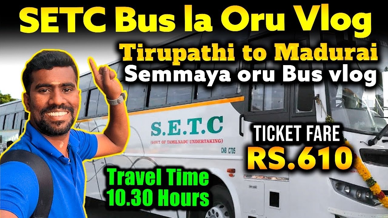 😍Tirupathi To Madurai Bus 😍Travel Vlog🎉😍