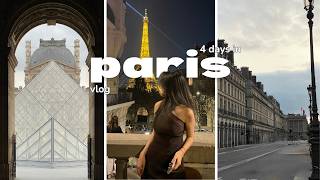 4 days in paris travel vlog - eiffel tower, museums, cafes, and walks