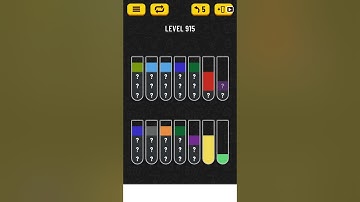 【Water Sort Puzzle】 Level 915