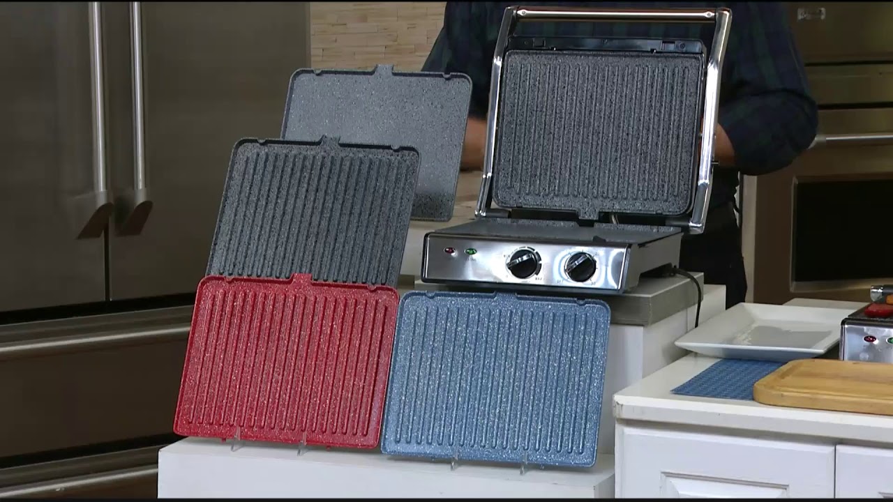 483295 Deen Brothers 1500W GranIT Ceramic Nonstick 5in1 Contact