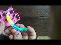 How to make a fish tail with rainbow loom tutorial